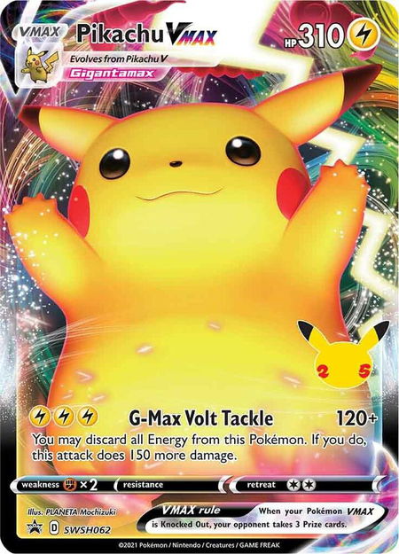 Pikachu VMAX - SWSH062 - SWSH: Sword & Shield Promo Cards Pokémon trading card
