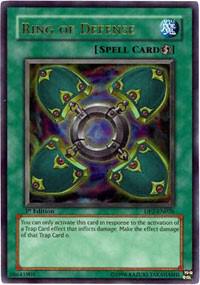Ring of Defense trading card from Duelist Pack 2: Chazz Princeton Ring of Defense - Duelist Pack 2: Chazz Princeton YuGiOh trading card