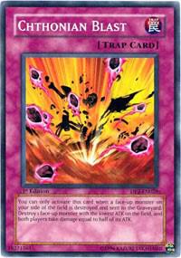 Chthonian Blast - Duelist Pack 2: Chazz Princeton YuGiOh trading card