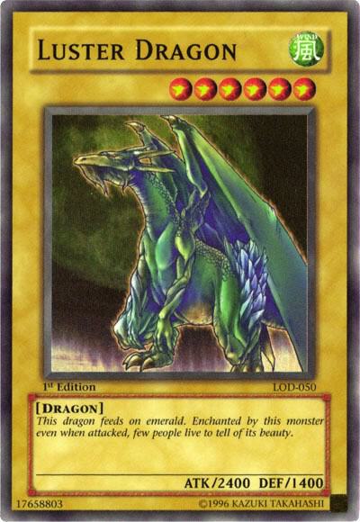 Luster Dragon - Legacy of Darkness YuGiOh trading card