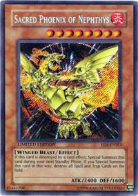Sacred Phoenix of Nephthys - Elemental Energy YuGiOh trading card