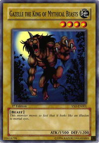 Gazelle the King of Mythical Beasts - Starter Deck 2006 #YSD-EN001 - Common / Short Print YuGiOh Trading Card