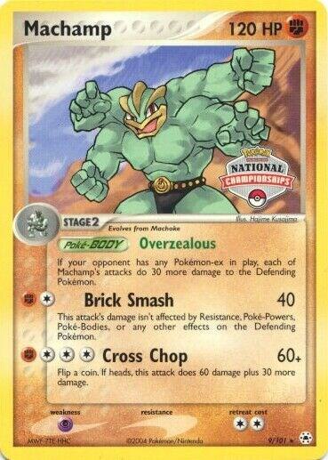 Machamp - 9/101 (National Championships) - League & Championship Cards Pokémon trading card
