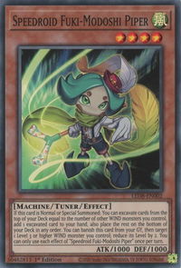 Speedroid Fuki-Modoshi Piper - Legendary Duelists: Synchro Storm (LED8) #LED8-EN002 - Super Rare YuGiOh Trading Card
