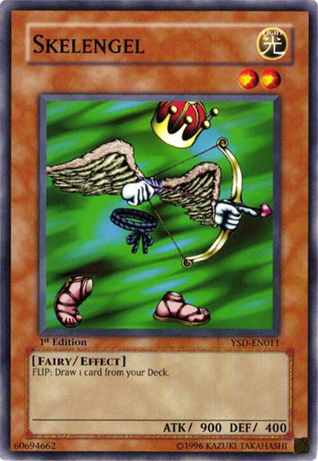 Skelengel trading card from Starter Deck 2006 Skelengel - Starter Deck 2006 YuGiOh trading card
