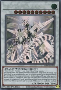 Crystal Clear Wing Synchro Dragon (Ghost Rare) - Legendary Duelists: Synchro Storm (LED8) #LED8-EN005 - Ghost Rare YuGiOh Trading Card