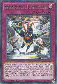 Speedroid Dupligate - Legendary Duelists: Synchro Storm (LED8) #LED8-EN008 - Rare YuGiOh Trading Card