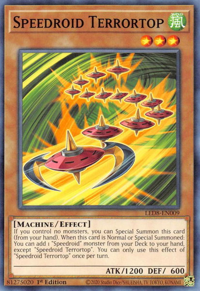 Speedroid Terrortop - Legendary Duelists: Synchro Storm YuGiOh trading card