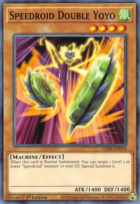 Speedroid Double Yoyo - Legendary Duelists: Synchro Storm YuGiOh trading card