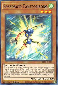 Speedroid Taketomborg - Legendary Duelists: Synchro Storm (LED8) #LED8-EN011 - Common / Short Print YuGiOh Trading Card