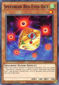 Speedroid Red-Eyed Dice - Legendary Duelists: Synchro Storm (LED8) #LED8-EN012 - Common / Short Print YuGiOh Trading Card