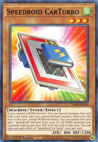 Speedroid CarTurbo - Legendary Duelists: Synchro Storm (LED8) #LED8-EN016 - Common / Short Print YuGiOh Trading Card