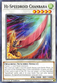 Hi-Speedroid Chanbara - Legendary Duelists: Synchro Storm (LED8) #LED8-EN017 - Common / Short Print YuGiOh Trading Card