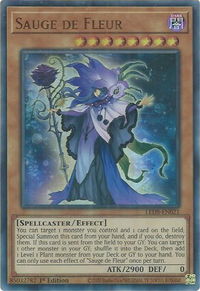 Sauge de Fleur - Legendary Duelists: Synchro Storm (LED8) #LED8-EN021 - Ultra Rare YuGiOh Trading Card