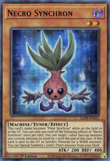 Necro Synchron - Legendary Duelists: Synchro Storm YuGiOh trading card