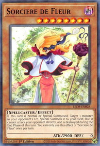 Sorciere de Fleur - Legendary Duelists: Synchro Storm (LED8) #LED8-EN028 - Common / Short Print YuGiOh Trading Card