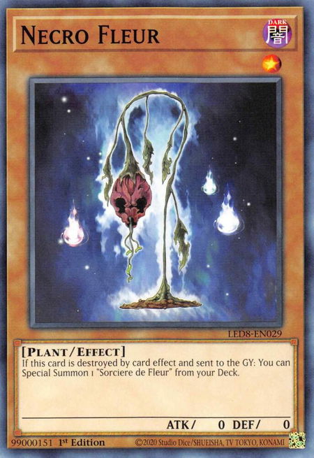 Necro Fleur - Legendary Duelists: Synchro Storm YuGiOh trading card