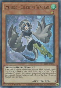 Lyrilusc - Celestine Wagtail - Legendary Duelists: Synchro Storm (LED8) #LED8-EN036 - Ultra Rare YuGiOh Trading Card