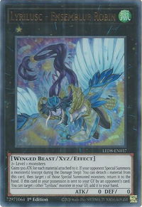 Lyrilusc - Ensemblue Robin - Legendary Duelists: Synchro Storm (LED8) #LED8-EN037 - Ultra Rare YuGiOh Trading Card