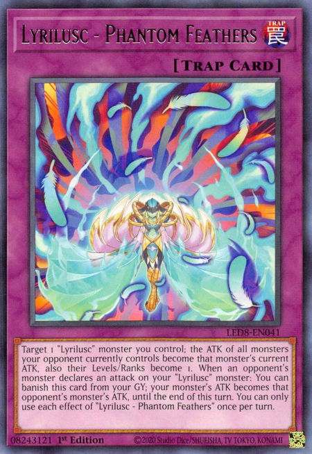 Lyrilusc - Phantom Feathers - Legendary Duelists: Synchro Storm YuGiOh trading card