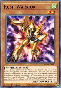 Rush Warrior - Legendary Duelists: Synchro Storm (LED8) #LED8-EN050 - Common / Short Print YuGiOh Trading Card