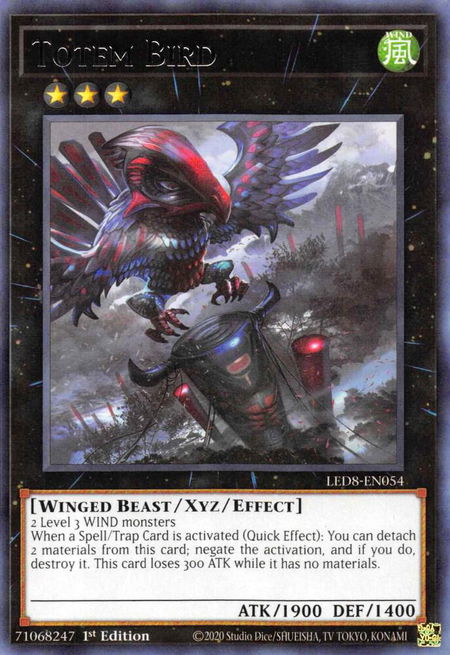 Totem Bird - Legendary Duelists: Synchro Storm YuGiOh trading card