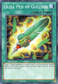 Quill Pen of Gulldos - Legendary Duelists: Synchro Storm (LED8) #LED8-EN056 - Common / Short Print YuGiOh Trading Card
