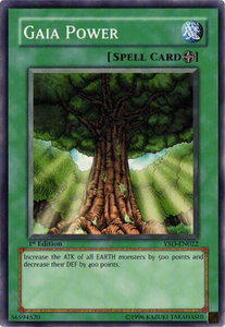 Gaia Power - Starter Deck 2006 #YSD-EN022 - Common / Short Print YuGiOh Trading Card