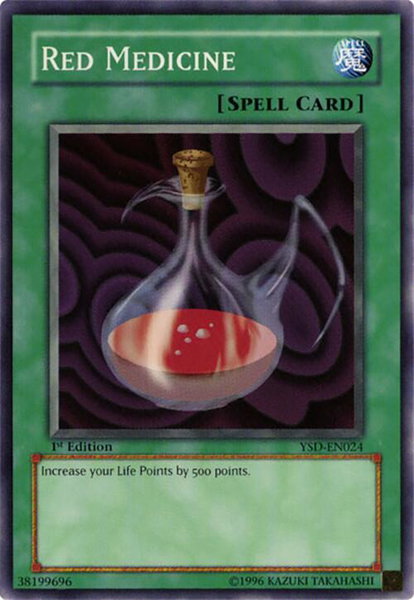 Red Medicine trading card from Starter Deck 2006 Red Medicine - Starter Deck 2006 YuGiOh trading card