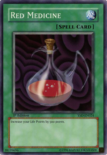 Red Medicine trading card from Starter Deck 2006 Red Medicine - Starter Deck 2006 YuGiOh trading card