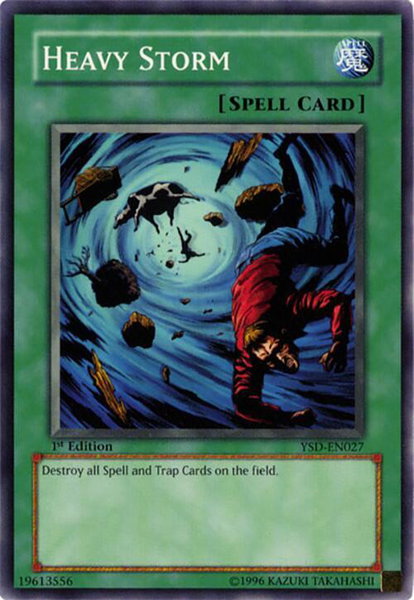 Heavy Storm trading card from Starter Deck 2006 Heavy Storm - Starter Deck 2006 YuGiOh trading card