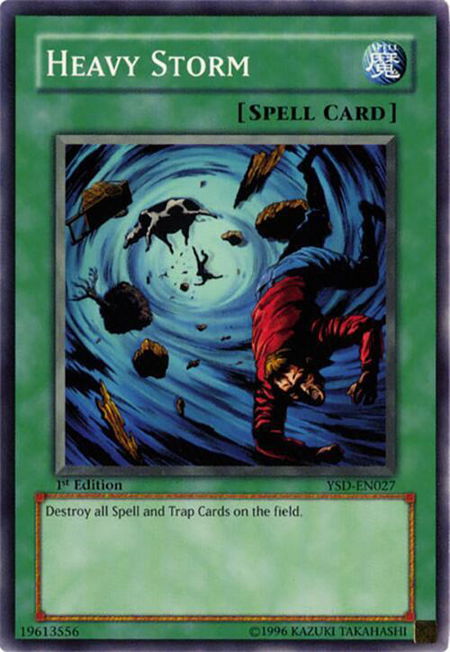 Heavy Storm trading card from Starter Deck 2006 Heavy Storm - Starter Deck 2006 YuGiOh trading card