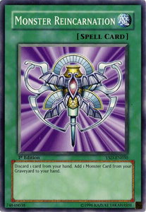 Monster Reincarnation - Starter Deck 2006 #YSD-EN030 - Common / Short Print YuGiOh Trading Card