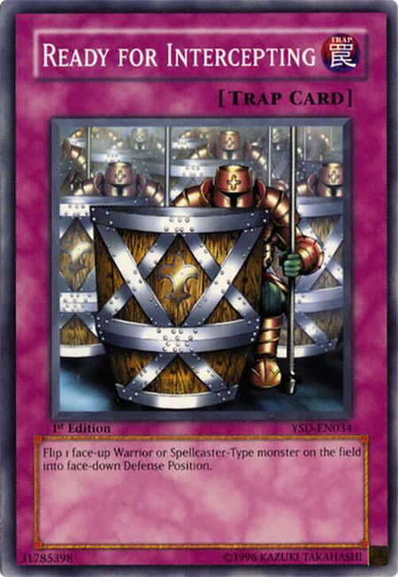 Ready for Intercepting trading card from Starter Deck 2006 Ready for Intercepting - Starter Deck 2006 YuGiOh trading card