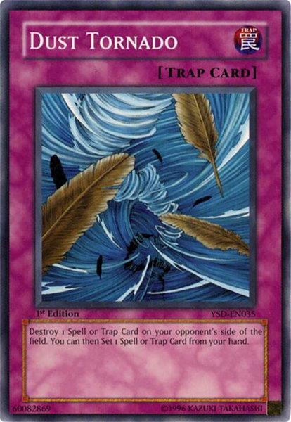 Dust Tornado trading card from Starter Deck 2006 Dust Tornado - Starter Deck 2006 YuGiOh trading card