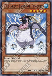 The Great Emperor Penguin - OTS Tournament Pack 17 (OP17) #OP17-EN005 - Super Rare YuGiOh Trading Card