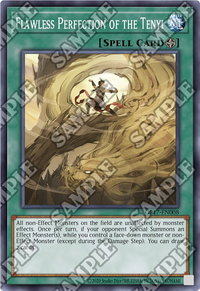 Flawless Perfection of the Tenyi - OTS Tournament Pack 17 (OP17) #OP17-EN008 - Super Rare YuGiOh Trading Card