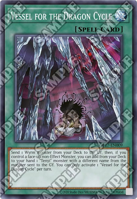 Vessel for the Dragon Cycle - OTS Tournament Pack 17 YuGiOh trading card
