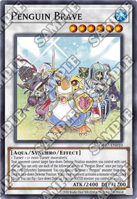 Penguin Brave - OTS Tournament Pack 17 (OP17) #OP17-EN010 - Super Rare YuGiOh Trading Card