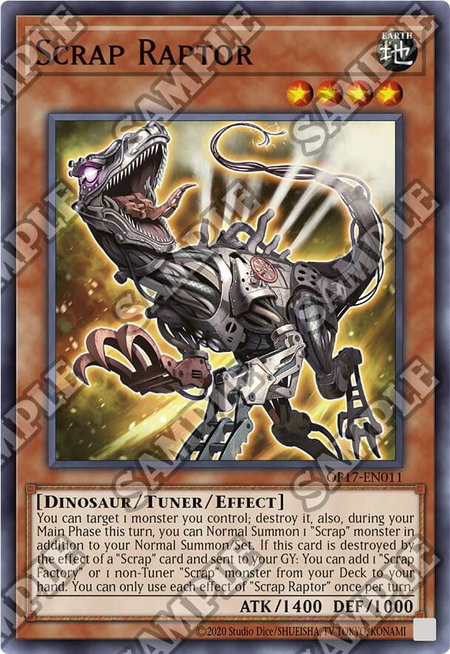 Scrap Raptor - OTS Tournament Pack 17 YuGiOh trading card