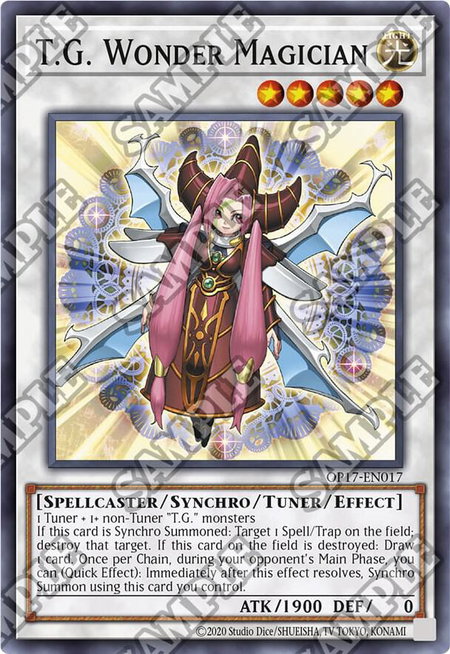 T.G. Wonder Magician - OTS Tournament Pack 17 YuGiOh trading card