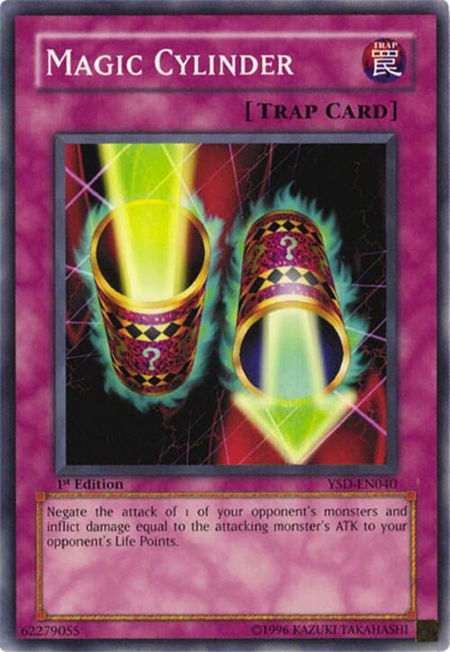 Magic Cylinder trading card from Starter Deck 2006 Magic Cylinder - Starter Deck 2006 YuGiOh trading card