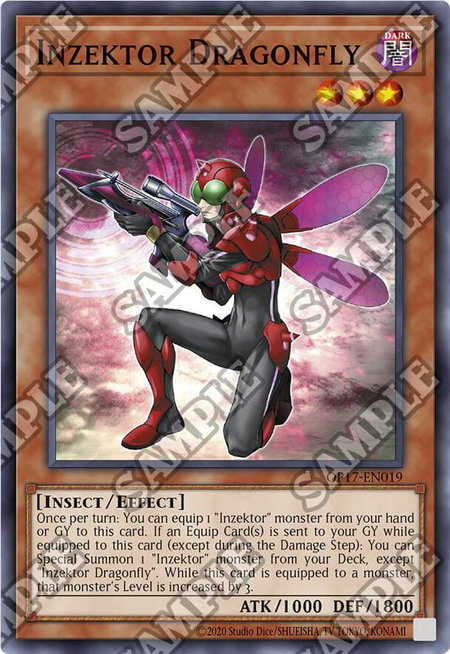 Inzektor Dragonfly - OTS Tournament Pack 17 YuGiOh trading card