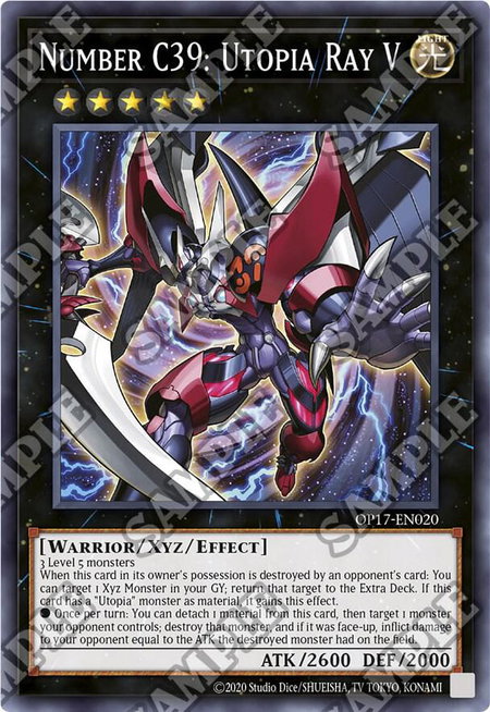 Number C39: Utopia Ray V - OTS Tournament Pack 17 YuGiOh trading card