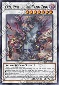 Yazi, Evil of the Yang Zing - OTS Tournament Pack 17 (OP17) #OP17-EN022 - Common / Short Print YuGiOh Trading Card