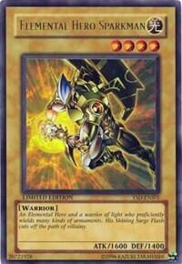 Elemental HERO Sparkman - Starter Deck 2006 #YSD-ENS01 - Ultra Rare YuGiOh Trading Card