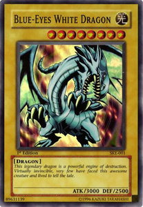 Blue-Eyes White Dragon - Starter Deck: Kaiba Evolution (SKE) #SKE-001 - Super Rare YuGiOh Trading Card