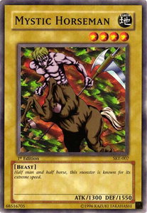 Mystic Horseman - Starter Deck: Kaiba Evolution (SKE) #SKE-007 - Common / Short Print YuGiOh Trading Card