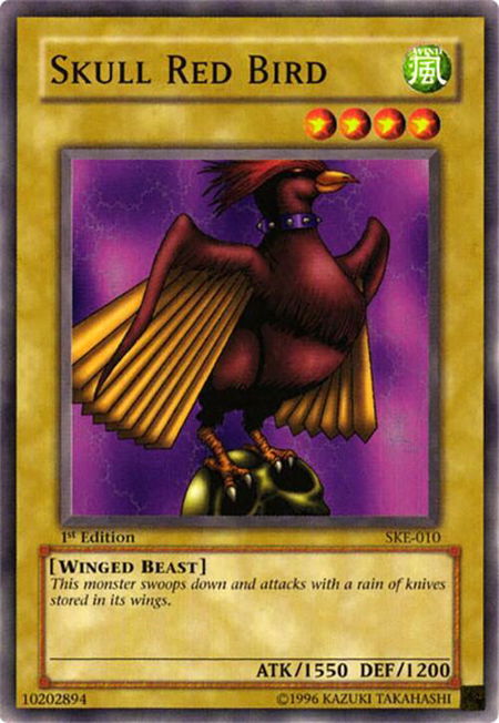 Skull Red Bird - Starter Deck: Kaiba Evolution YuGiOh trading card
