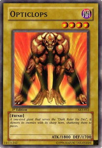 Opticlops - Starter Deck: Kaiba Evolution (SKE) #SKE-012 - Common / Short Print YuGiOh Trading Card